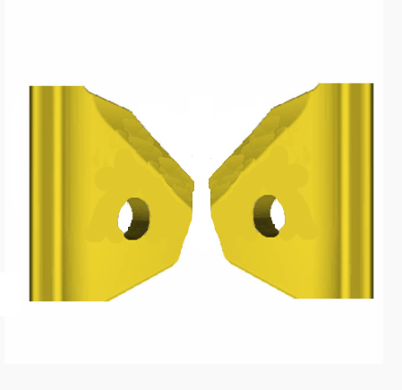 Hloov Cat Bucket Weld-on Corner 5V7396,5V7395